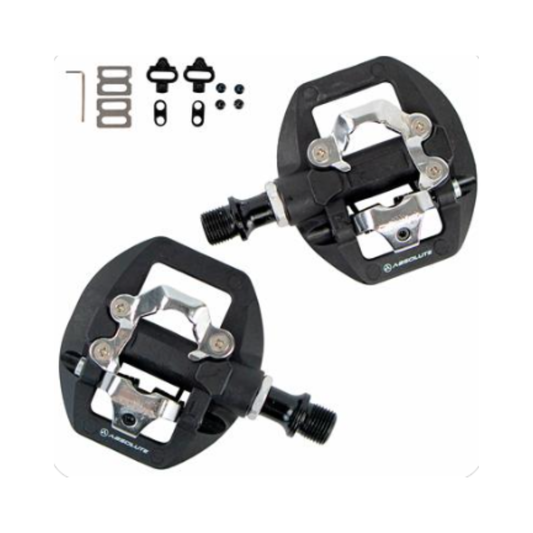 Pedal Híbrido Absolute Wild Dual - clip e plataforma