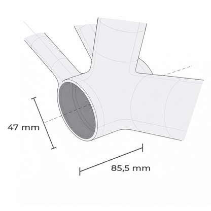 Movimento central Praxxis T47 I.B Shimano - 85,5x47x24 mm