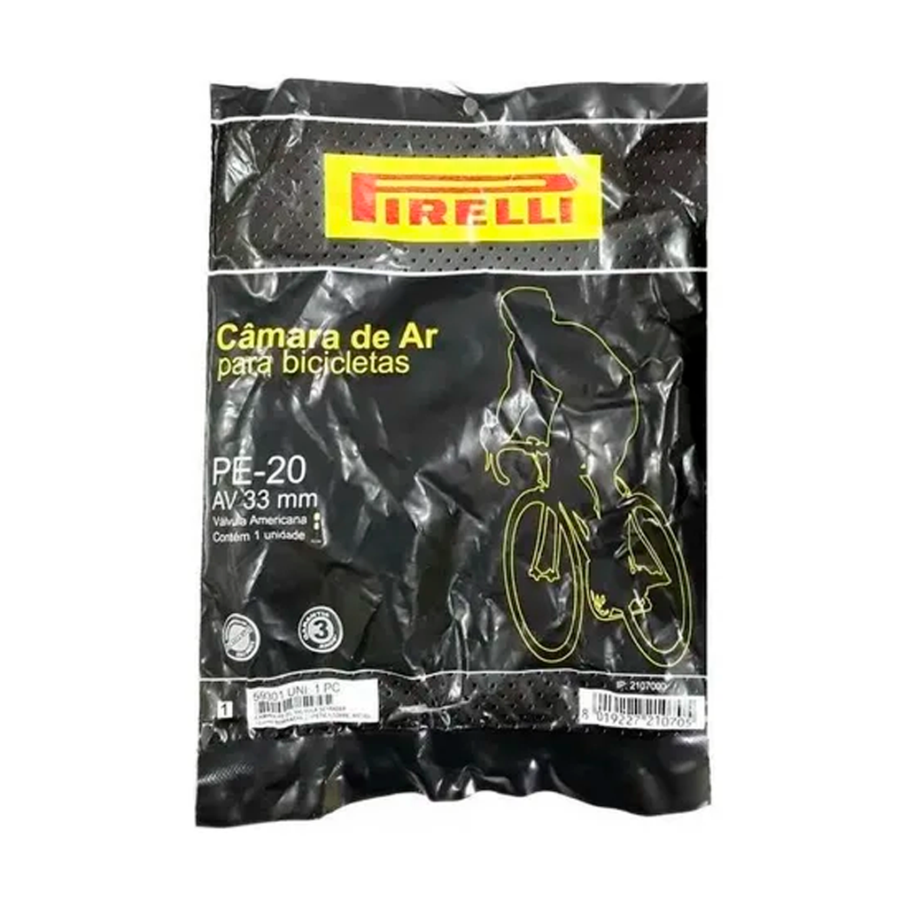 Câmara de ar Pirelli PE-20 - aro 20x1.50/2.125