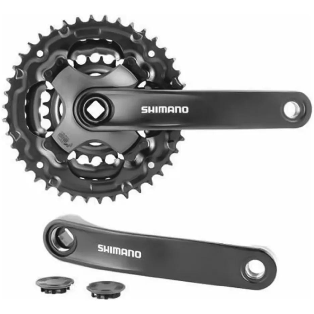 Pedivela Shimano Tourney Fc-Ty301 175 Mm 42-34-24D | Preto