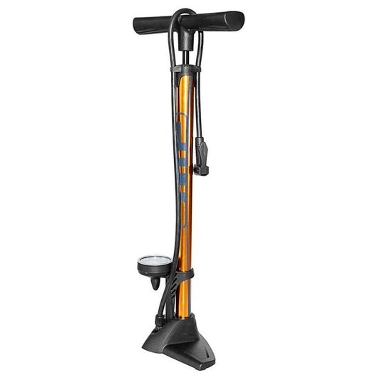 Bomba de ar de pé Giyo GF-5725 | Manômetro | 160 PSI