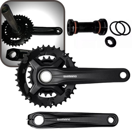 Pedivela Shimano Altus Fc-Mt210 175 Mm 36 - 22D + Central | Preto