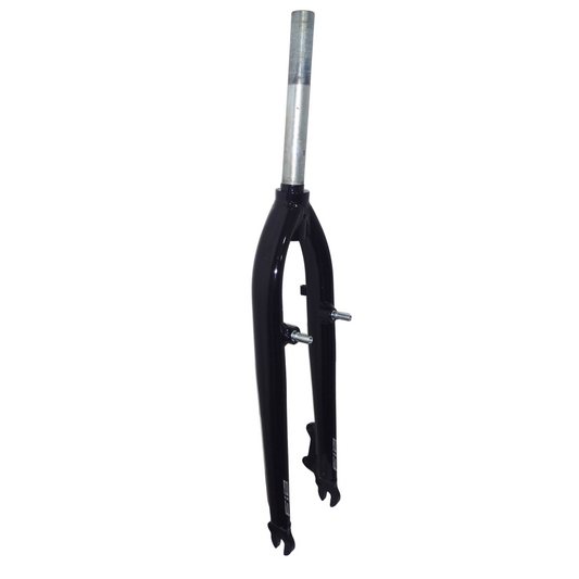 Garfo Aro 26 Fib Standard Rosca Freio A Disco E V-Brake Preto Brilhante